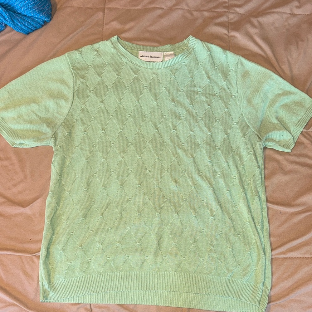 Alfred Dunner Sage Clowncore Sweater